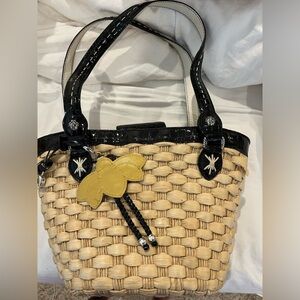 Brighton straw purse